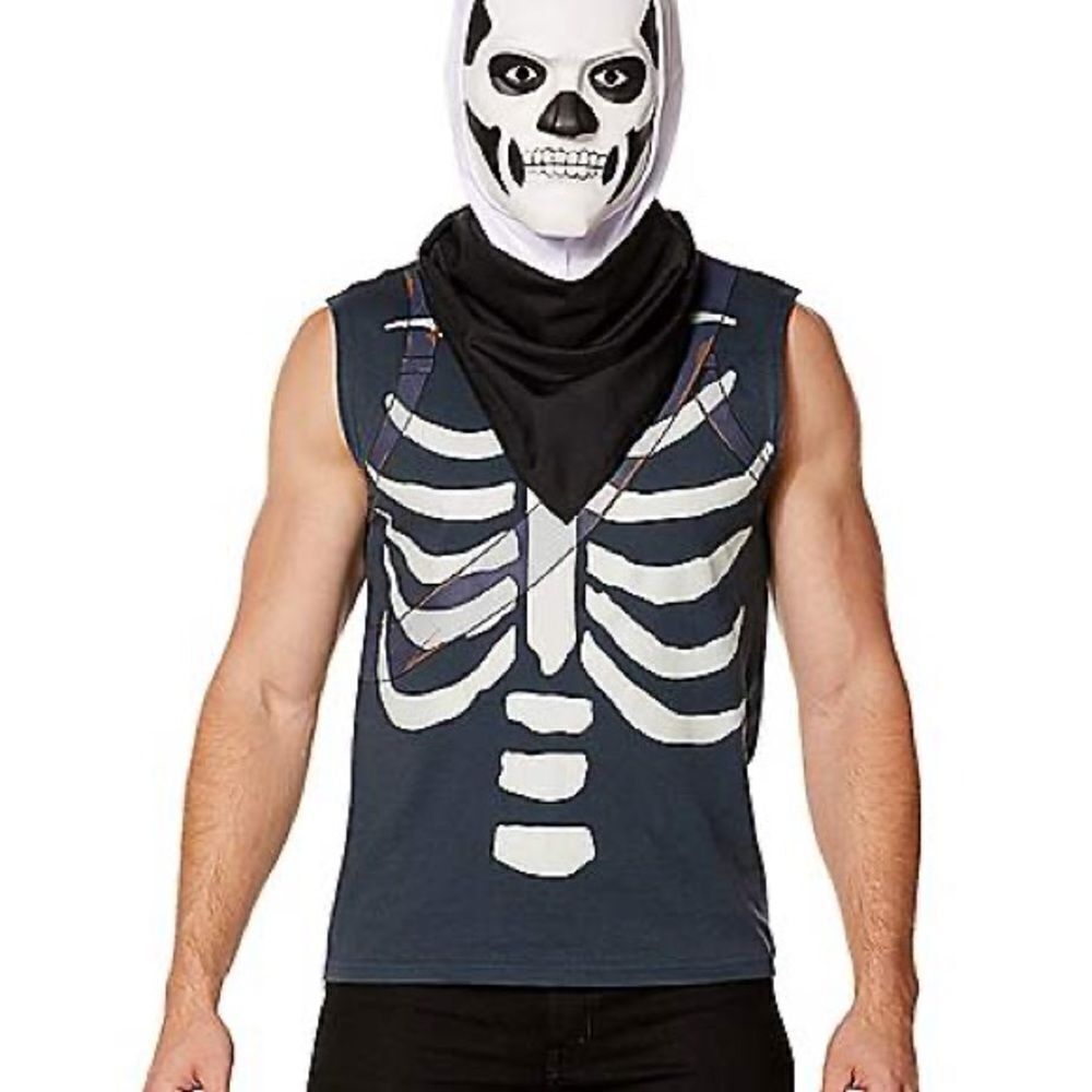 Spirit Halloween Skull Trooper Kit - Fortnite with BONUS ACCESSORIES